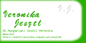 veronika jesztl business card